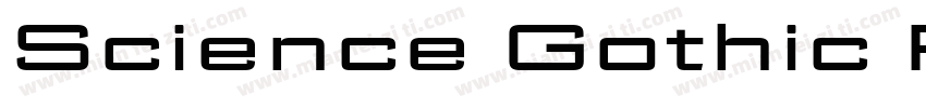 Science Gothic Regular1字体转换